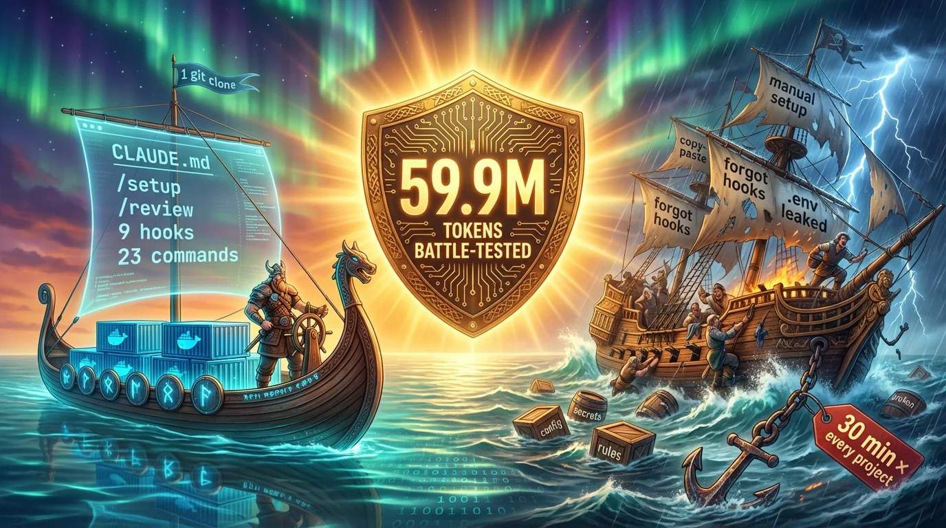 Claude Code Starter Kit - Stop Configuring, Start Building